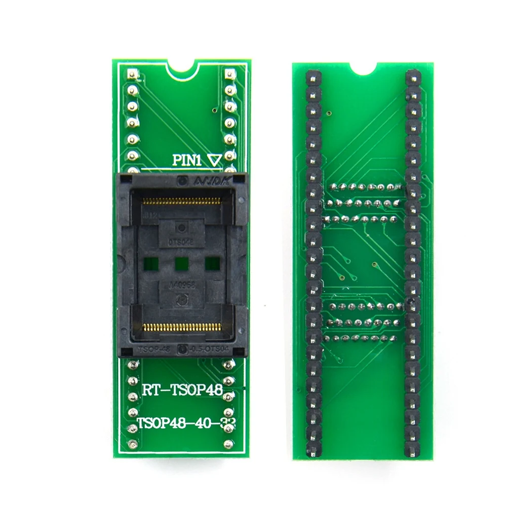 Soquete do adaptador do programador USB, TSOP48 para DIP48, apto para RT809F RT809H, XELTEK