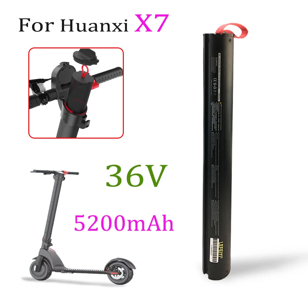 

36v 5.2ah 100% New Replaceable battery 36V 5200mAh For Huanxi X7 scooter battery pack