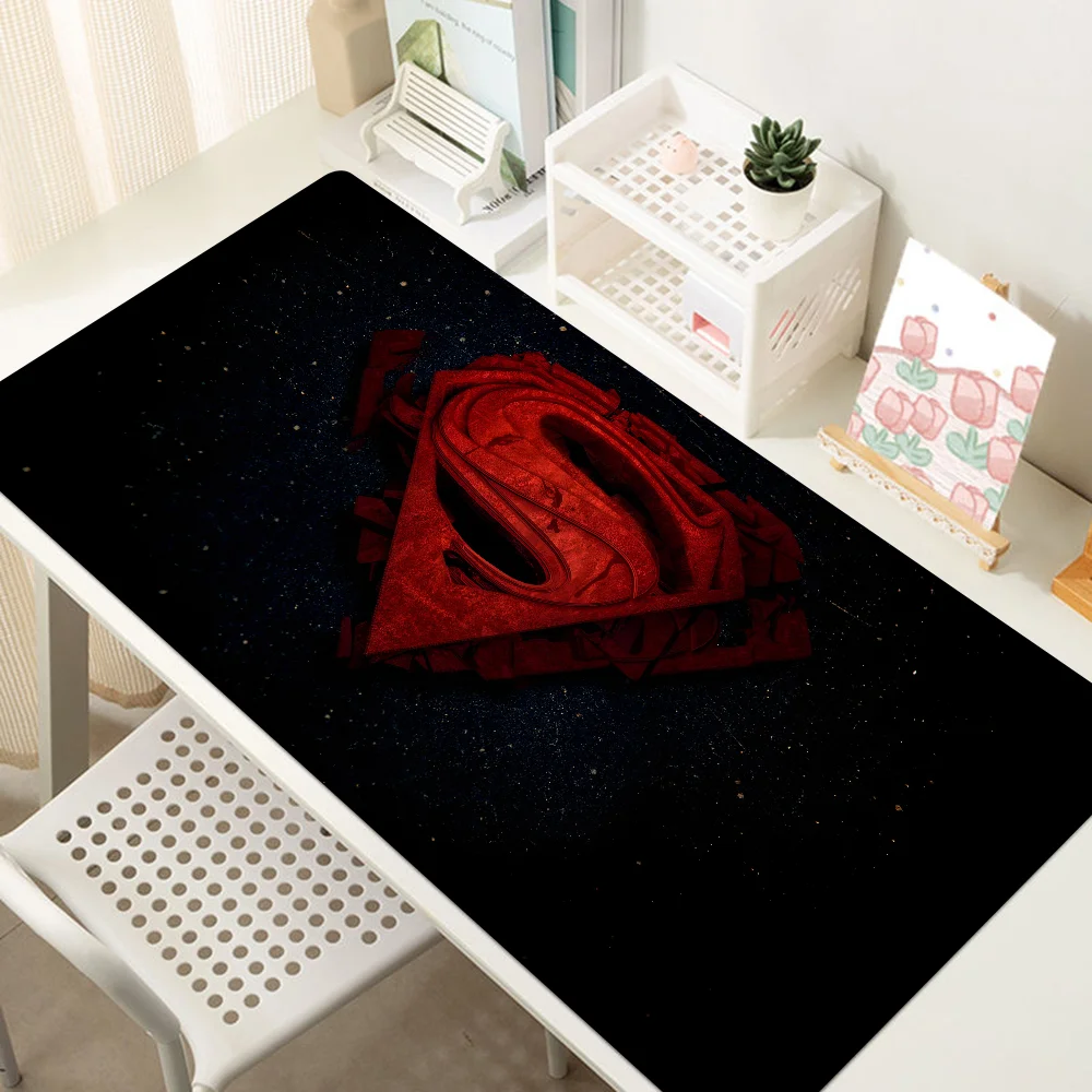 Cool HD S-Superman Mousepad Mouse Mat Desk Mat With Pad Gaming Accessories Prime Gaming XXL Keyboard Pad Padding Mat