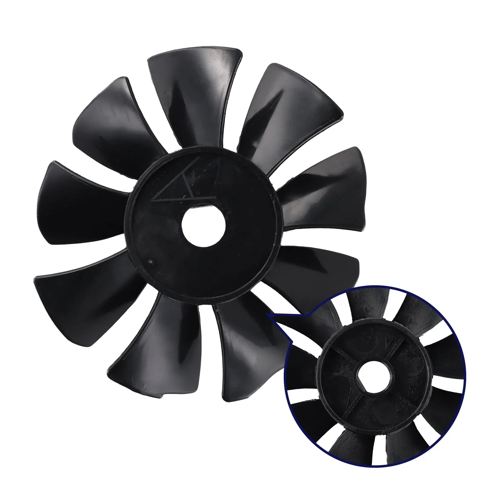 1pc Air Compressor Fan Blade 13mm Shaft Hole 115mm Outer Diameter Plastic Waterproof Light Weight For Air Compressor Accessories