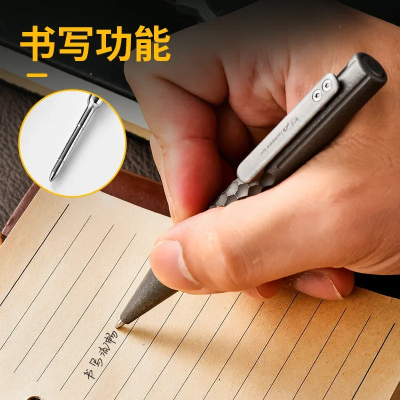 EDC Titanium Alloy Pen With Collection Writing Multi-functional Portable Outdoor EDC Tools