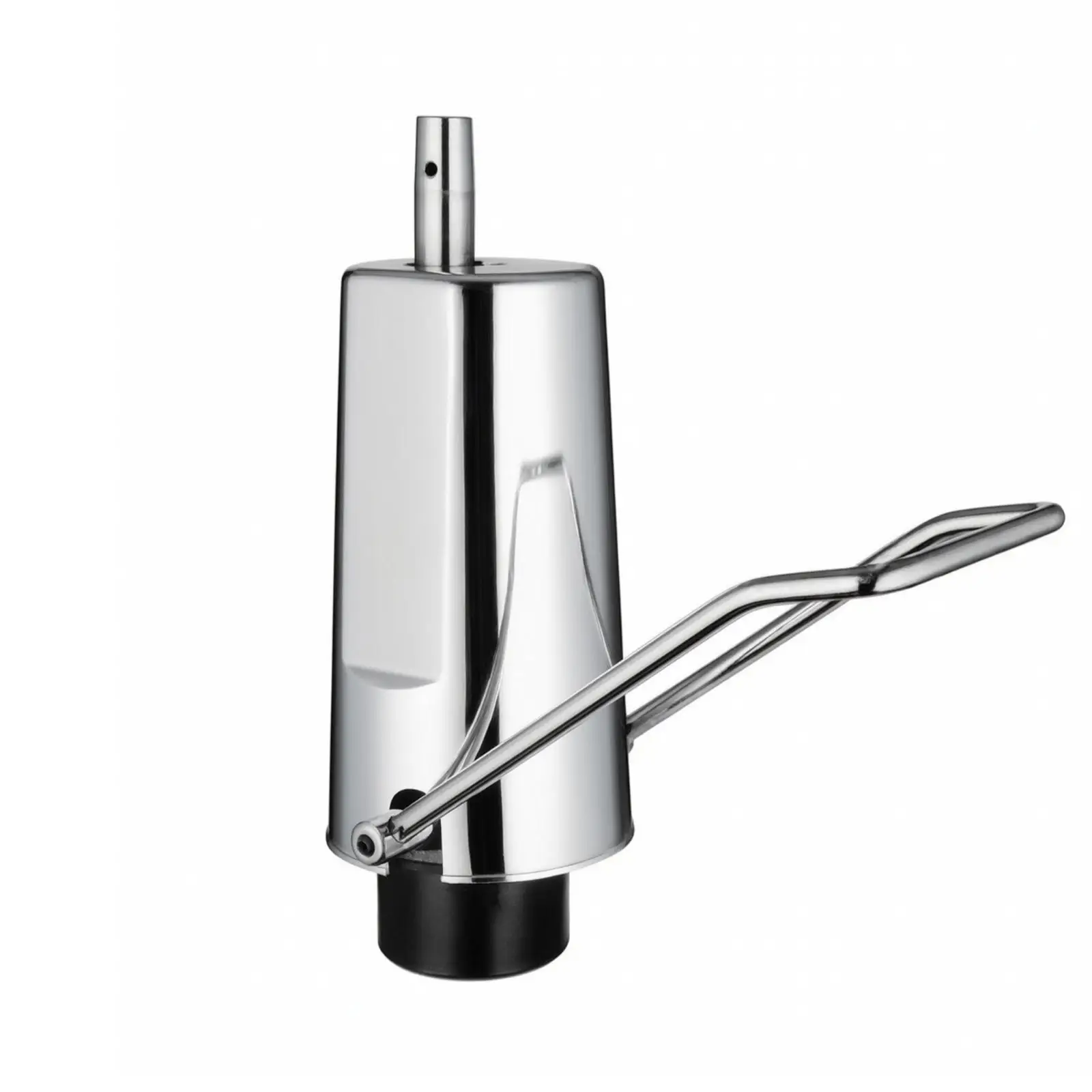 Hairdressing Chair Hydraulic Pump Replacement Part Chrome Cylinder Black Base for Salon Styling Seat Lift System