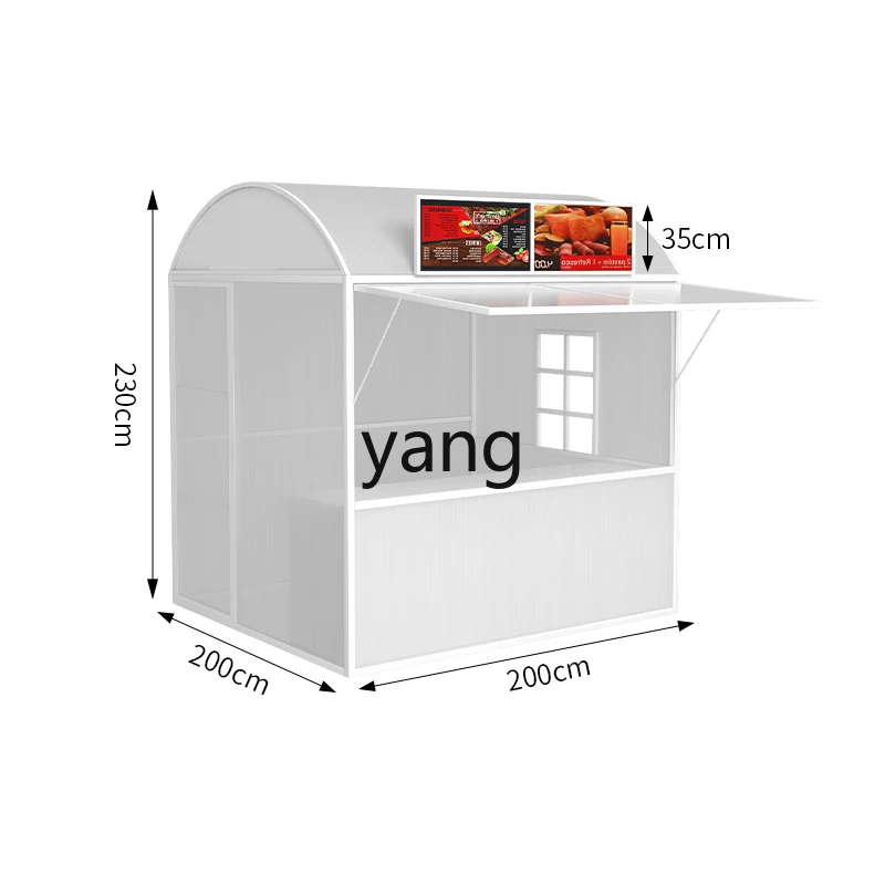 LH  display stand outdoor stand Internet celebrity night market stand shelves commercial street snack truck