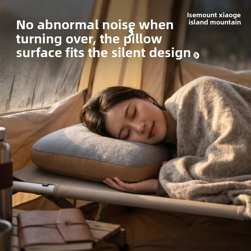 ISE MOUNT Outdoor Camping Memory,Slow-Rebound Nap Pillow Foam Neck Support Pillow,Memory Foam Pillow,Portable Travel Pillow