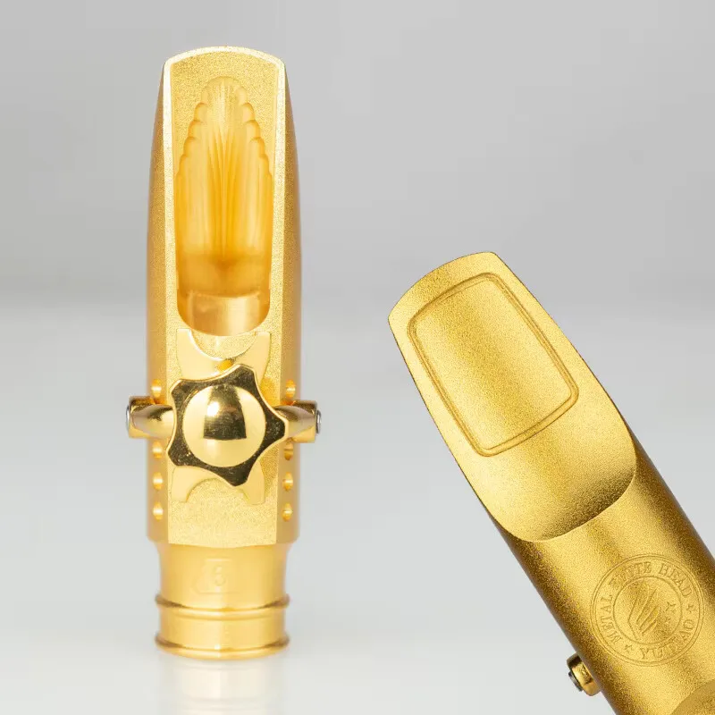 E-Flat Alto Saxophone, B-Flat Tenor Saxophone, Soprano Saxophone, Popular Jazz Professional Performance Grade Metal Mouthpiece