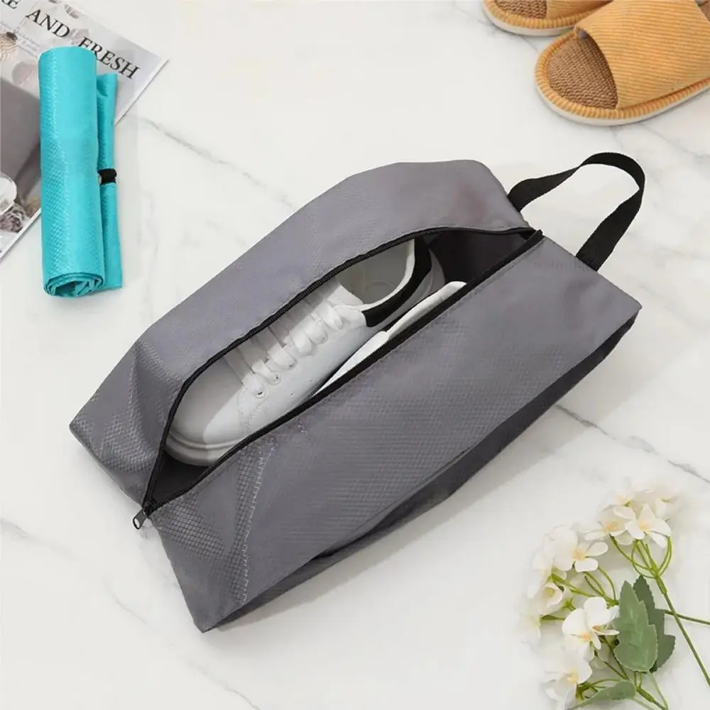 

4Pcs Ultralight Foldable Shoe Storage Bag Waterproof with Handle Shoes Pouch Case Breathable Portable Travel Storage Case Unisex