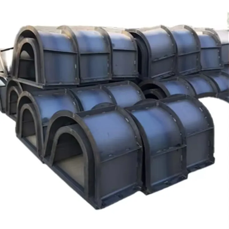 Factory direct supply of customizable steel U-groove molds, precast concrete drain molds for road farm irrigation