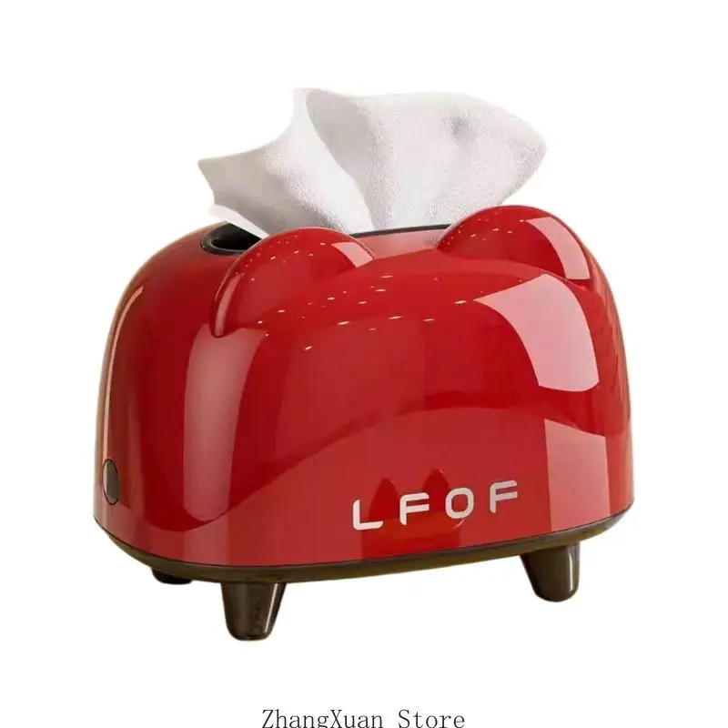 Kunststoff Tissue Dispenser Box Papier Handtuch Lagerung Container Desktop Dekoration 3XUF – Detail 5