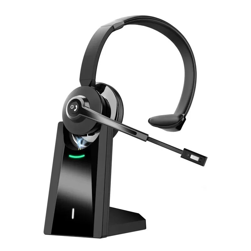 BT-783  High Voice Clarity noise cancelling wireless bluetooth trucker headset headphones with microphone  and charging base