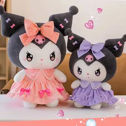 30/40cm Sanrio Kuromi Plush Doll Toys Melody Toys Girl's Best Friend Sleep with Large Plushies Soft Stuffed Pillow for Kids