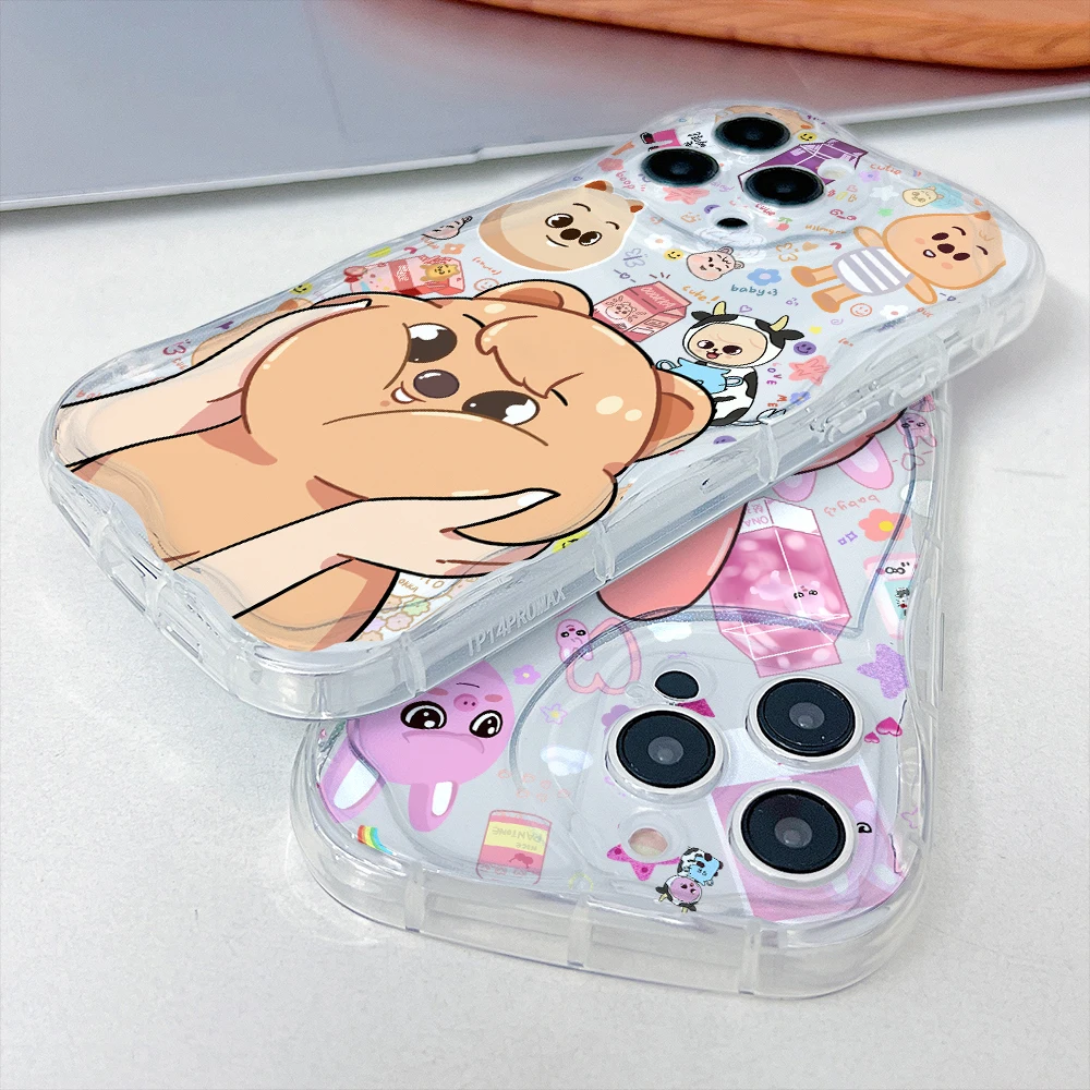 Cartoon S-Stray K-Kids Phone Case for Xiaomi Redmi Note 13 12 12S 11 11S 10 9 Pro Plus A3 14C 13C 12C 10C 4G 5G 3D Wave Cover