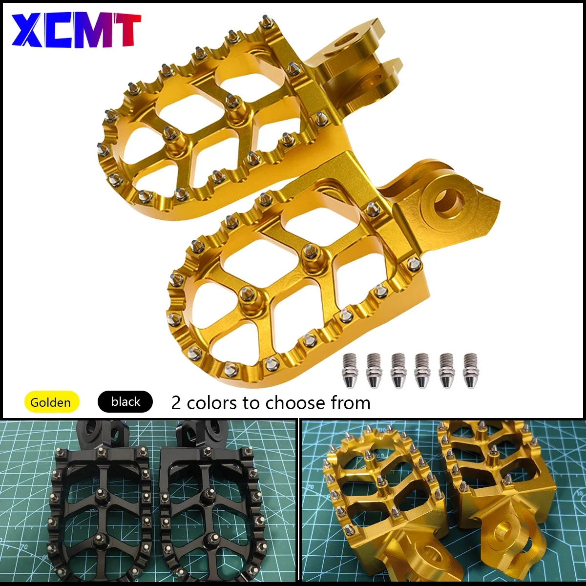 

RMZ 450 250 RMX 450Z RM 125 Footpegs Foot Rest Mat Footrest Foot Feg Front for SUZUKI Tenere 660 XTZ XT660Z RMZ250 RMZ450 RMX450