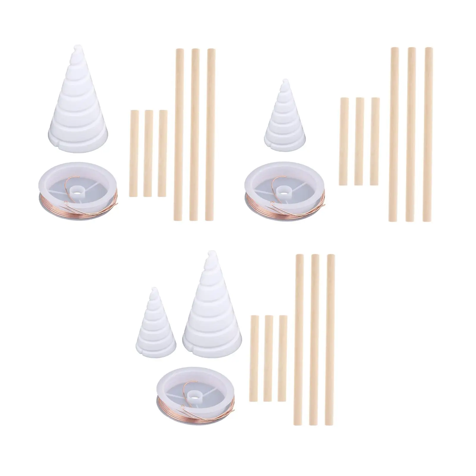 Coil Winding Jig, Gardening Copper Wire Antenna Jig with 1.5M Copper Wire for Copper, Gardening Antenna Making, Gardening