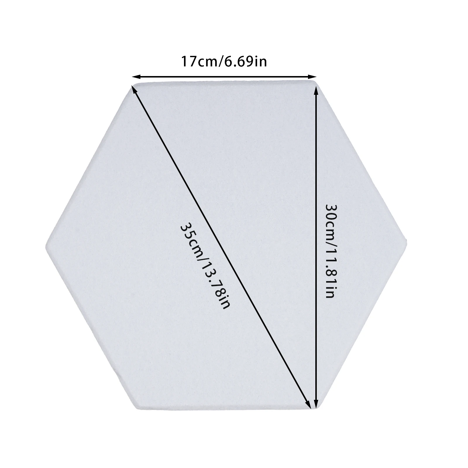 Imagen 7: Panel acústico de 12 Uds., 30x35CM, paneles de cuña hexagonales con cancelación de ruido para pared insonorizada para oficina en casa de 10,76 pies2