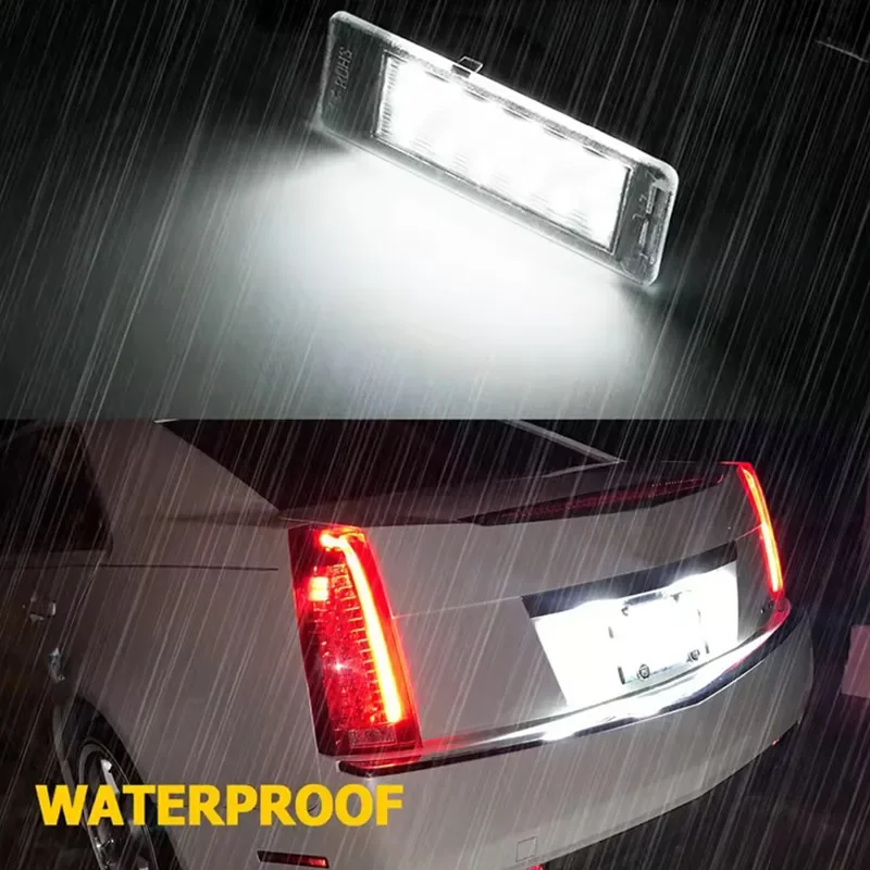 CANbus Error Free LED Rear Number Plate Light For Opel / Vauxhall Insignia Sport Tourer Mokka VXR8 For Chevrolet Camaro Corvette