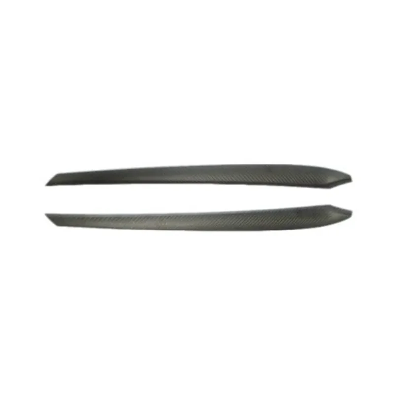 For Tesla Model 3/Y Real Dry Carbon Fiber Inner Door Panel Cover Trim Strips 2023 Interior Decoration Modification Accessories