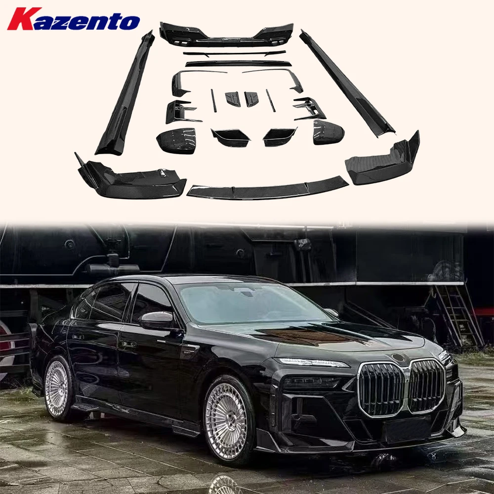 For BMW G70 22-24 Carbon MSO Front Lip Rear Diffuser Side Skirts Vents Aero Kit( Ocean freight is favorable, welcome to inqury)