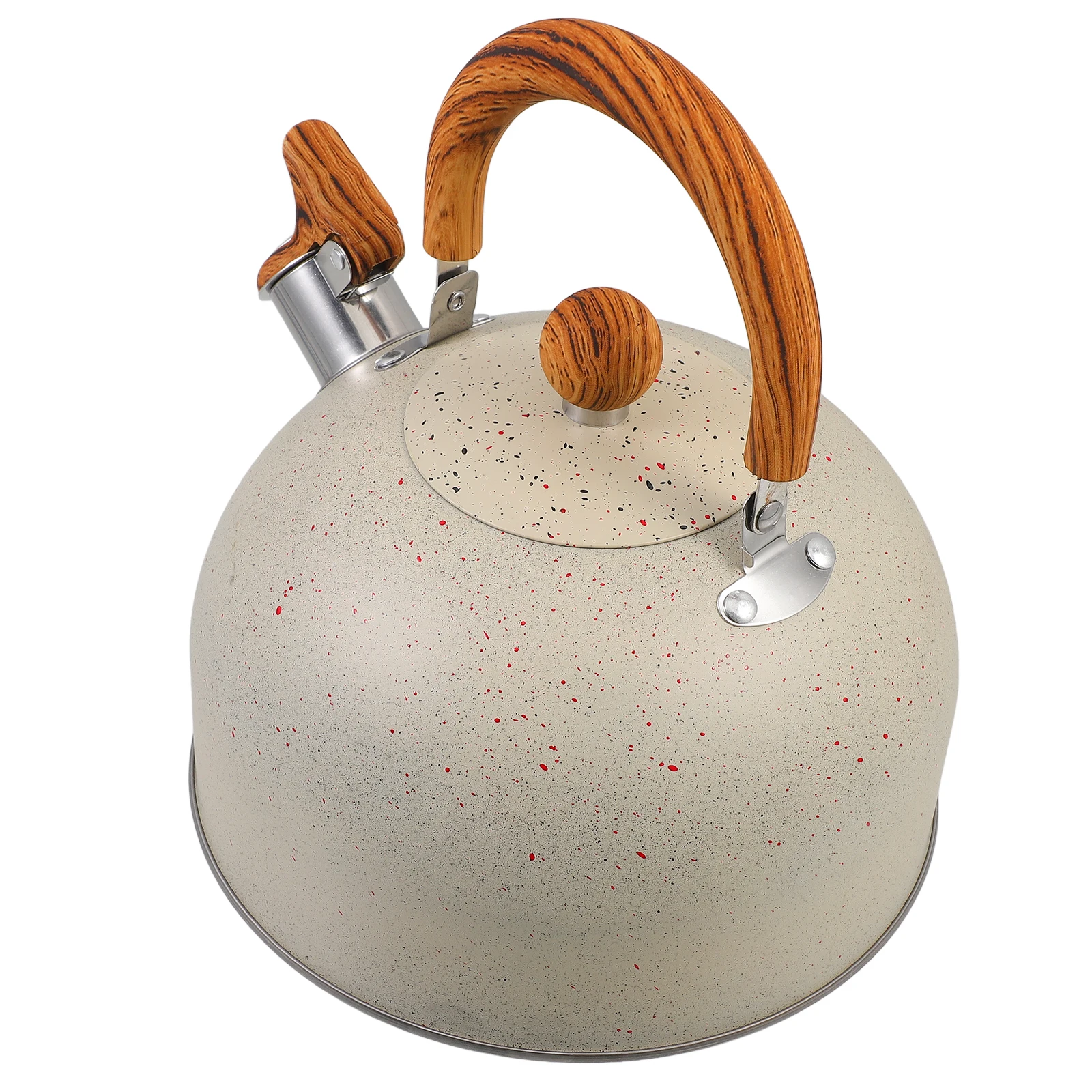 

Stainless Steel Whistling Kettle 2 5L Anti Scalding Handle Tea Pot Stovetop Water Boiler Household Kettle Camping Use