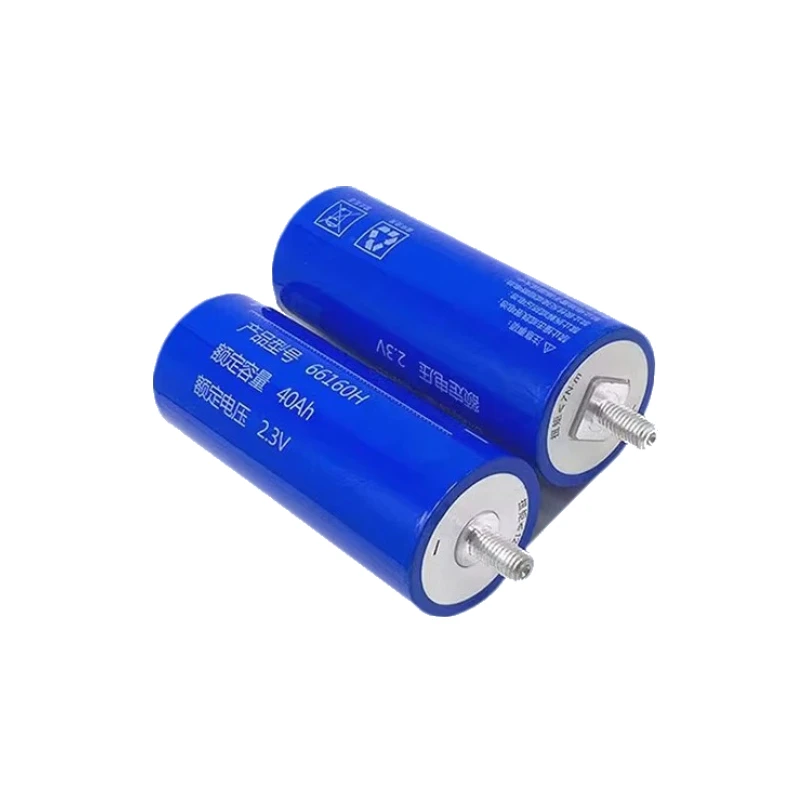 High-Performance In Stock LTO66160 2.3V 40000mAh LTO Lithium Titanate Battery For Car Starter Solar System Audio EV RV Grade A
