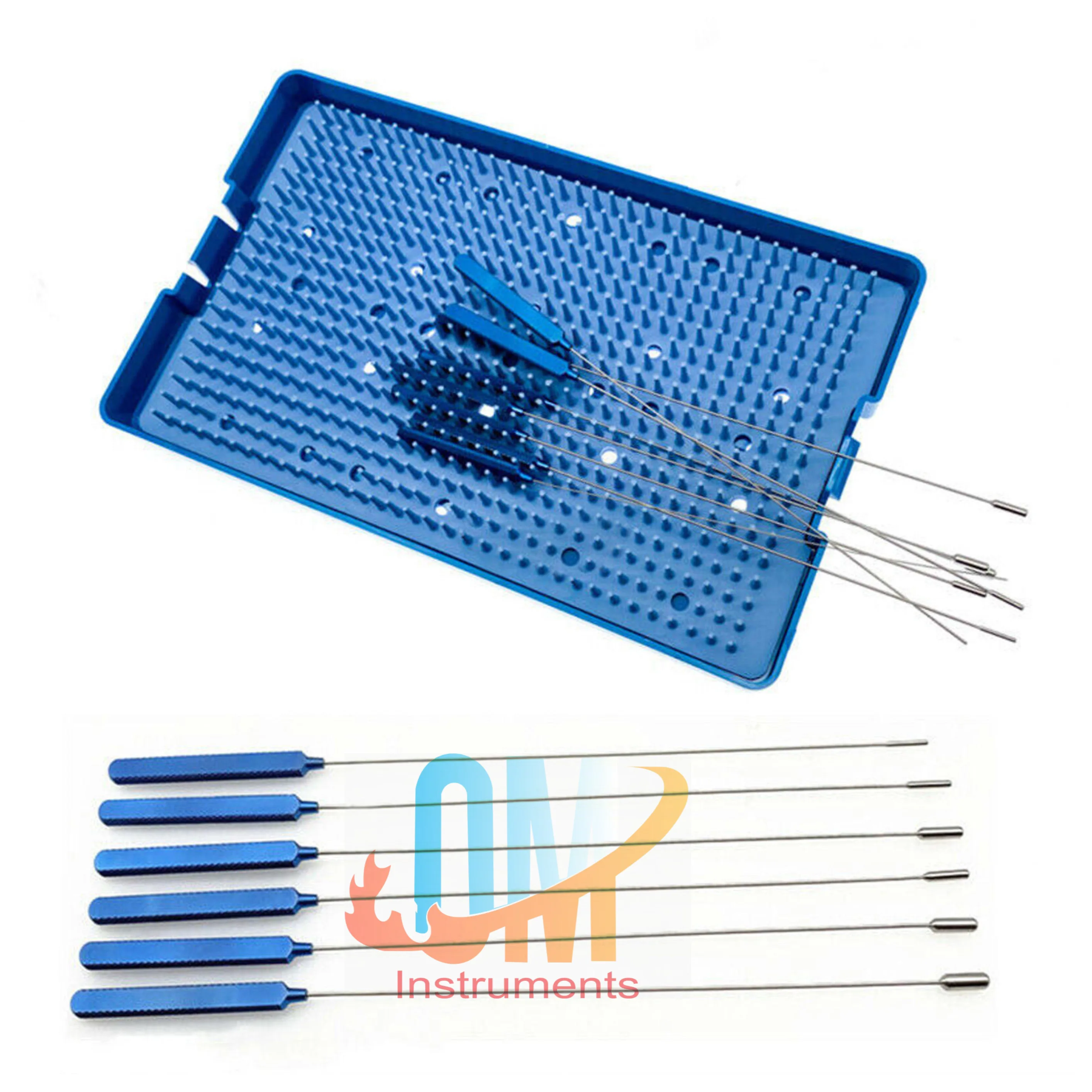 Medical Grade Stainless Steel Garrett Vascular Dilator Set 6 Pcs V Mueller Veins Neurosurgery Vessel Dilator | OldMed Reusable