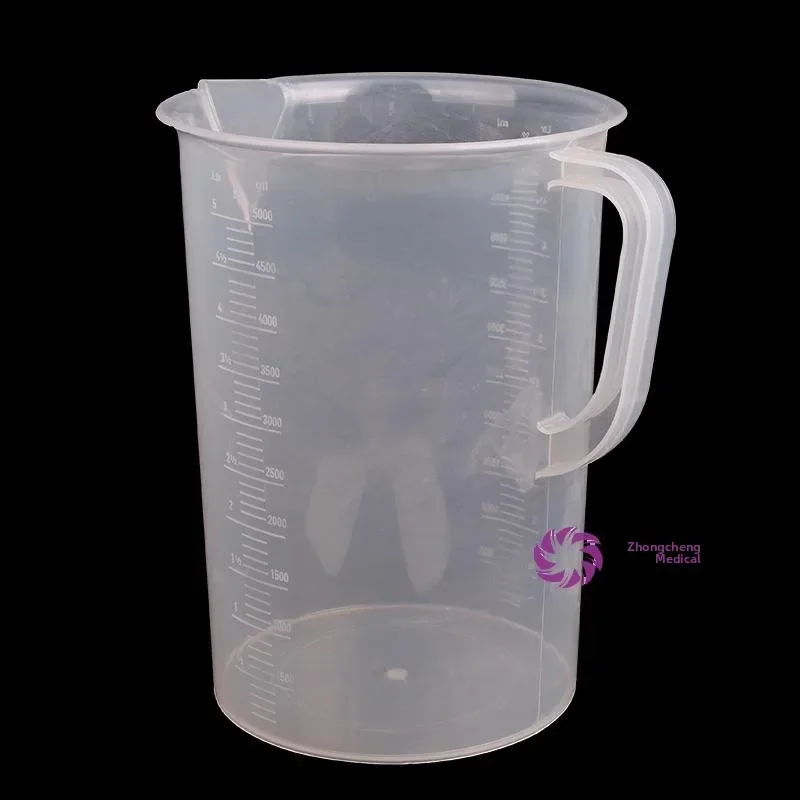 Thickened Premium 5000ml Plastic Graduated Cup Measuring Jug with Scale 5L Capacity Cup for Kitchen Cooking Baking DIY