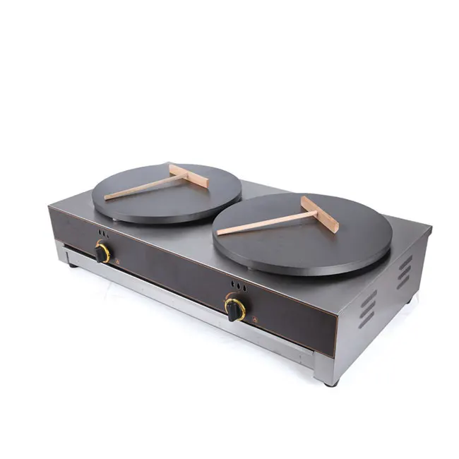 

Commercial Double Electric Crepe Machine Pancake Maker