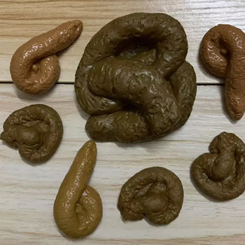 

Набор реалистичных пластиковых муляжей какашек для розыгрышей на День смеха, День рождения, Хэллоуин, для создания эффектных шуток