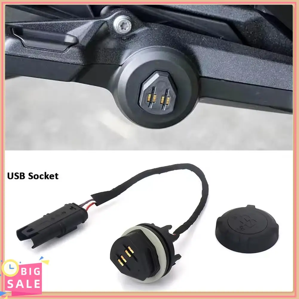 أفضل دراجة نارية المقبس USB التوصيل محول الشحن لسيارات BMW R 1300 GS R1300GS GS 1300 2023-2025