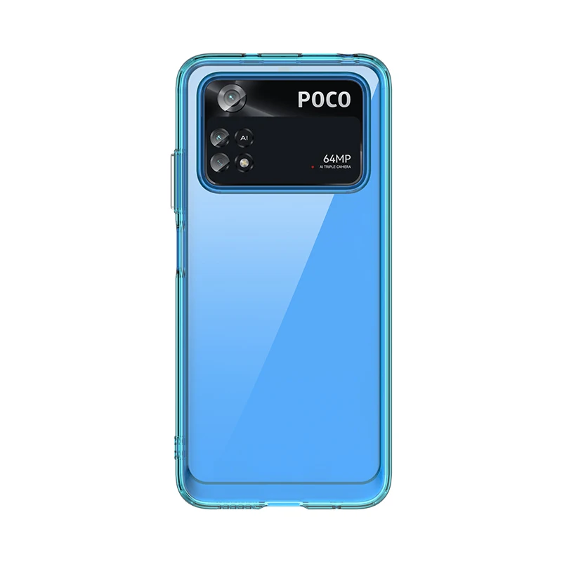 Candy Shockproof Silicone Bumper Phone Case For Poco M4 Pro 4G