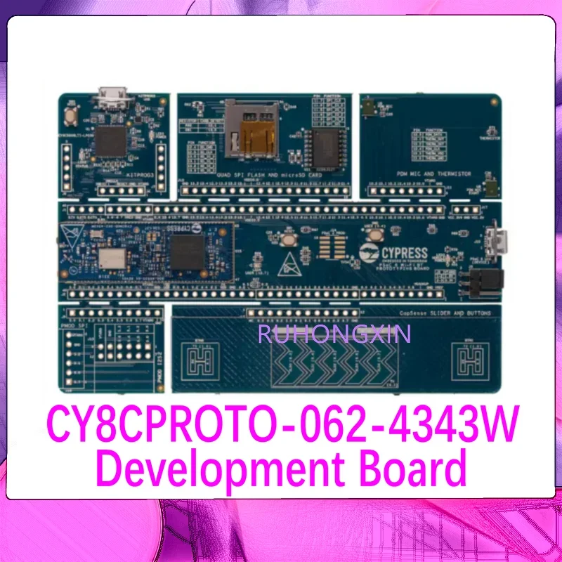 

CY8CPROTO-062-4343W PSoC 6 MCU BT CYW4343W, набор для разработки прототипов, макетная плата