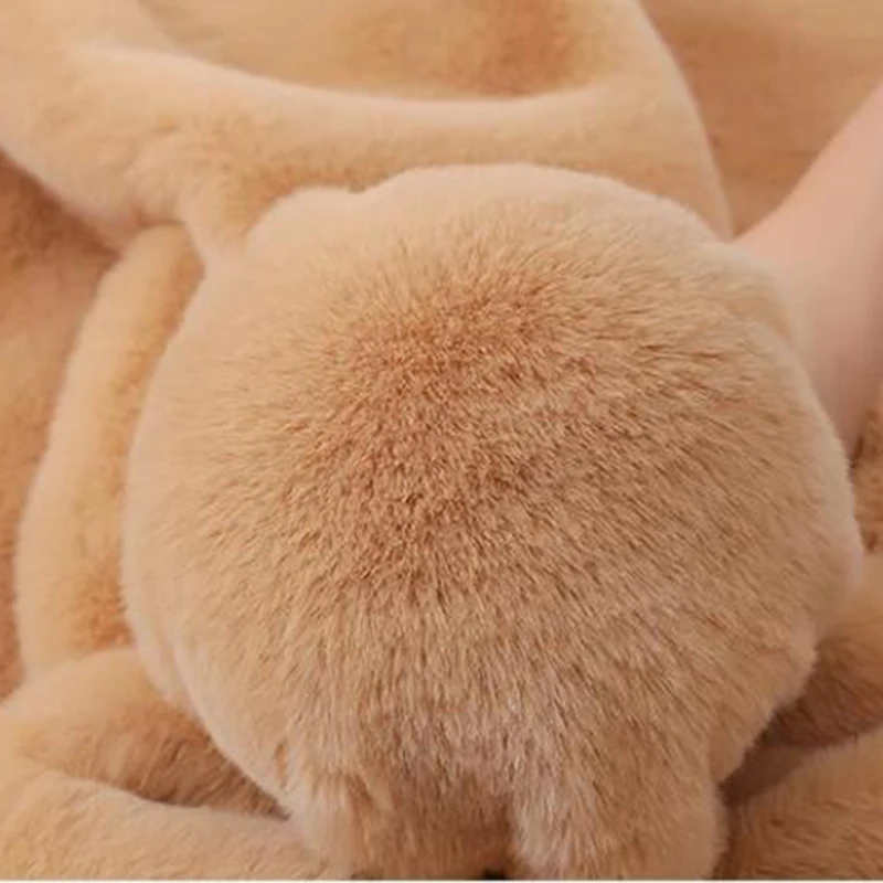 Dense Thick Rabbit Faux Fur Fabrics For Sewing Patchwork 800g/m Multi Colors DIY Garment Toys Telas Tissu 50X170cm