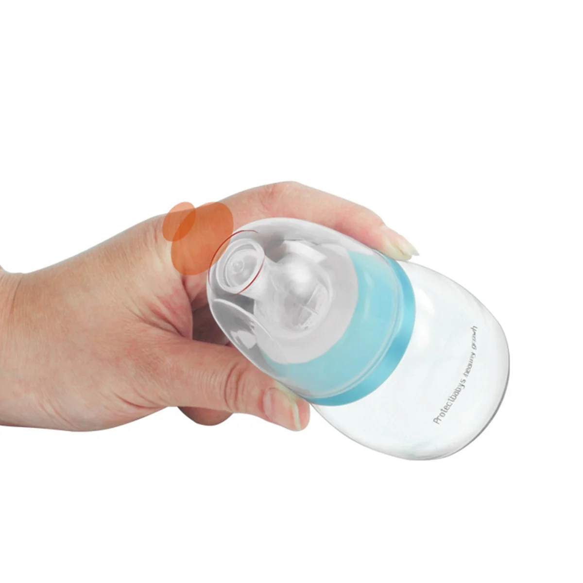 

1Pcs Nursing Bottle Small 80ml Portable Baby Feeding Bottle Newborn Anti-Flatulence Design Easy Milk Feeder