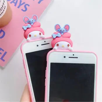 Pro iPhone 16 15 14 13 12 mini 11 Pro X XS Max XR 6 6S 7 8 Plus SE2 3D Melody Hello Kitty držák telefonu pouzdro na krk 8 nejlepší prodej Kryt na telefon Hello Kitty - №1
