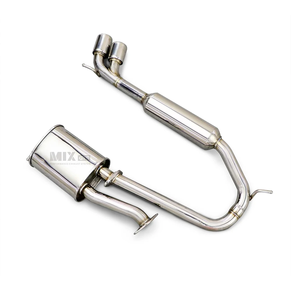 مزيج مصنع نظام عادم السيارات لسوزوكي جيمي 1.5 2020-2023 sus304 أنبوب عادم من الفولاذ المقاوم للصدأ نظام عادم القط الخلفي