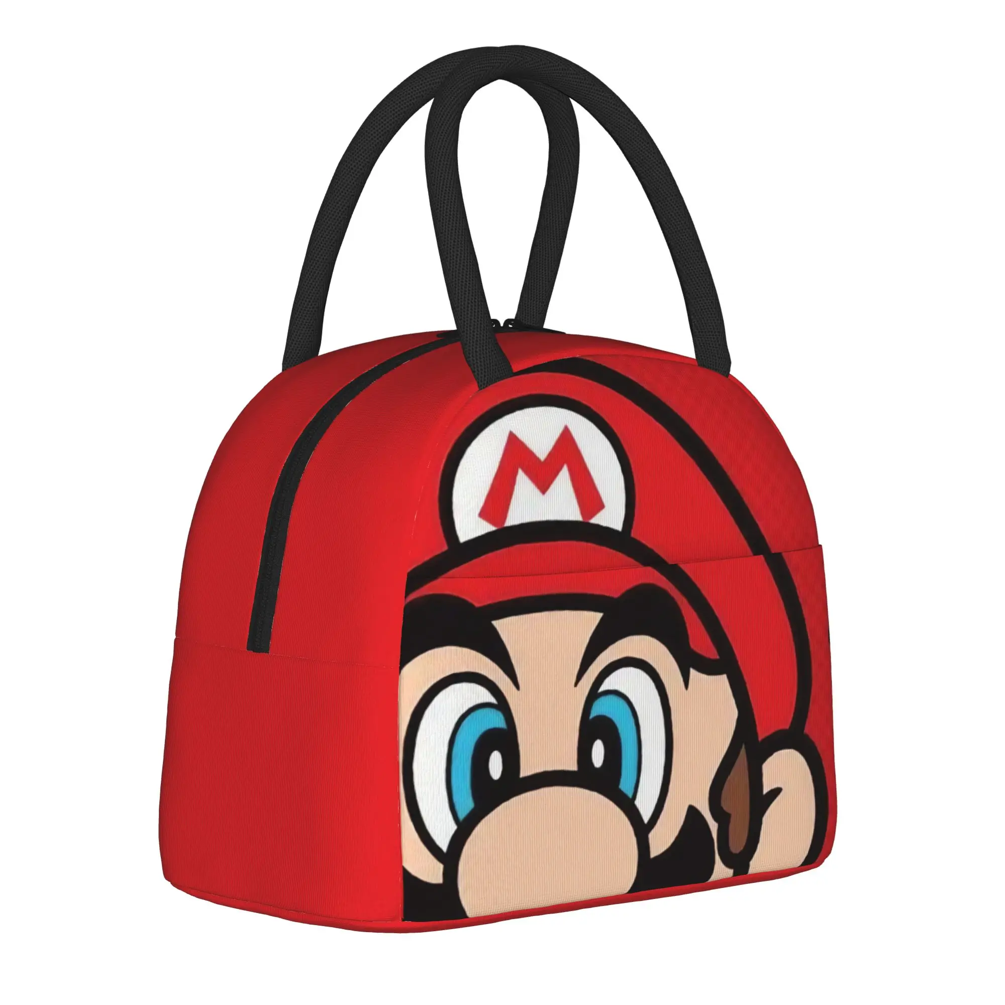 

Happy Marios Insulated Lunch Bags Cooler Bag Reusable,Lunch Container Video Games Leakproof Lunch Box Tote Food Bag Work Picnic