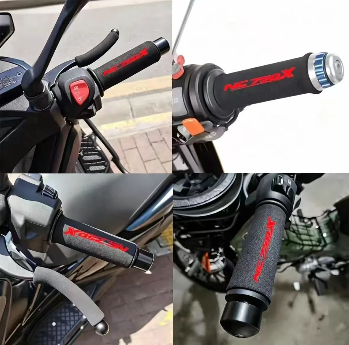 NC750X 2021 Motorcycle Handlebar Grips Anti Vibration for Honda NC750 NC 750 X 750X 2014-2023 2018 2019 2020 2022 Sponge Grip