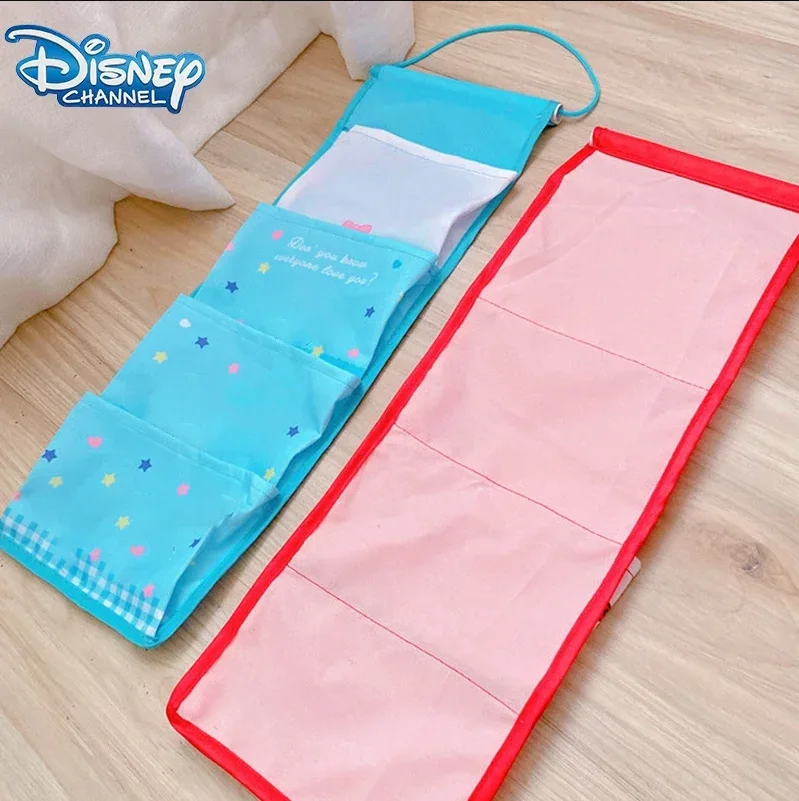 Disney Stitch worek do przechowywania kreskówkowe słodkie Lilo i stich do sypialni wisząca torba do przechowywania na ścianę skarpety na prezenty