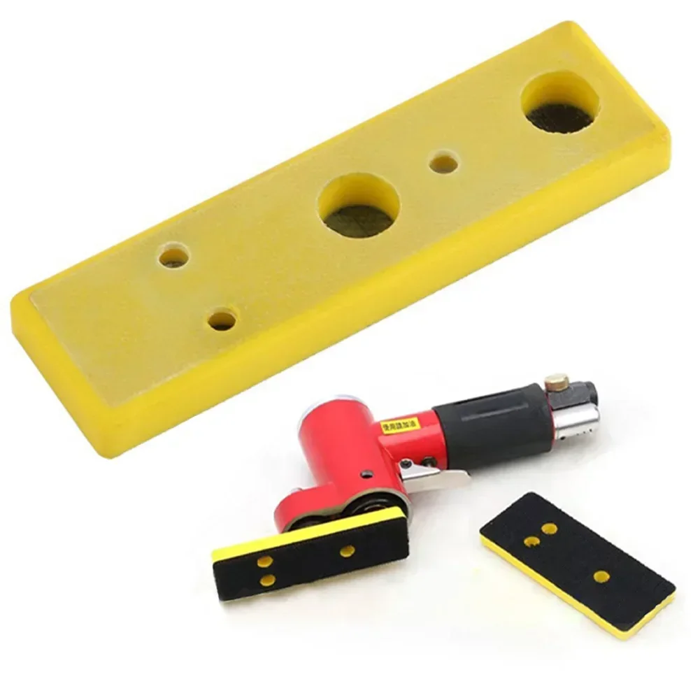 2pcs Rectangular Sanding Pad Plastic Flocking Backing Pad Hook And Loop Sander Backing Pad Abrasive Tools 30x100mm 40x100mm NEW