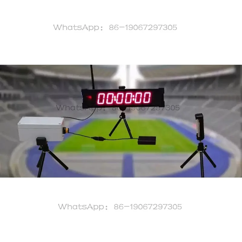 Wireless, Infrared Laser Electronic Timer, Outdoor Sports Running Training Turnback Running Racing Roller Skating Timing