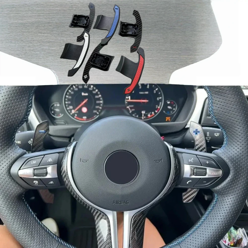 Real Carbon Fiber Paddle Shift For BMW F36 F21 F22 F32 F30 F02 F80 F11 F06 F20 F23 F10 F12 F26 F15 M3 M4 M5 M6