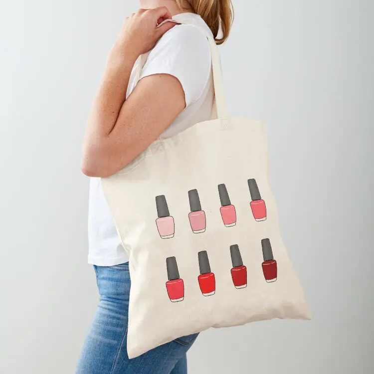 

Red nail polish Tote Bag tote bag canvas tote bag women reusable shopping bags Women's beach bags