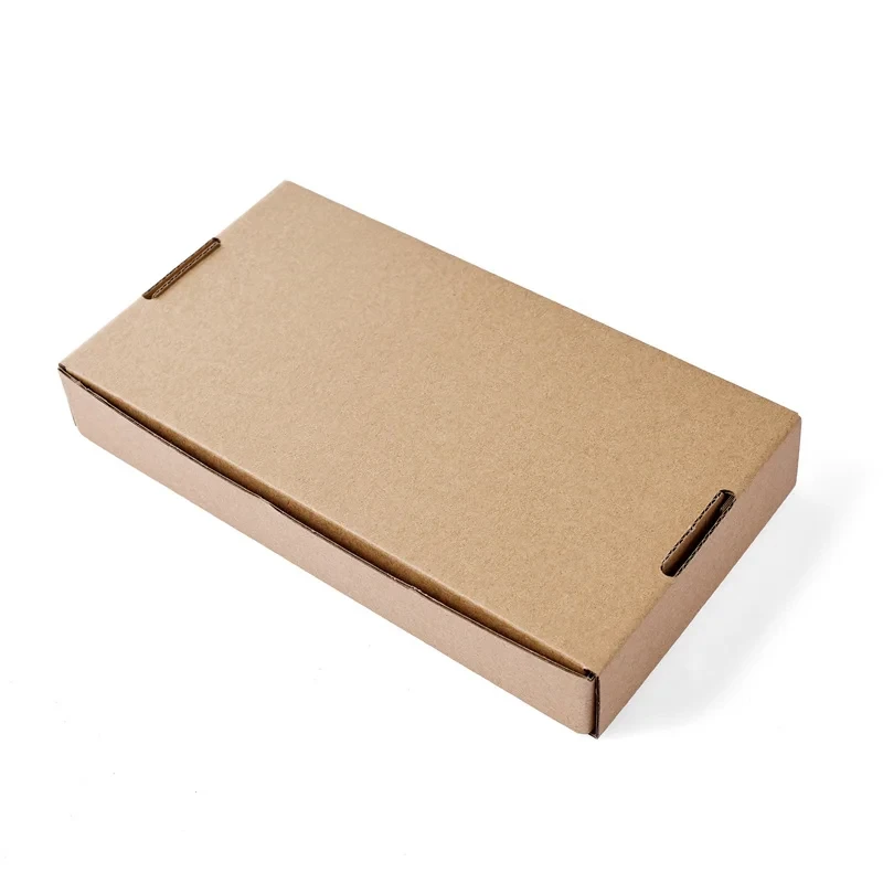 10PCS Small Shipping Boxes Brown Corrugated Cardboard Mailer Box for Packing Mailing Business Kraft Paper Packaging Box