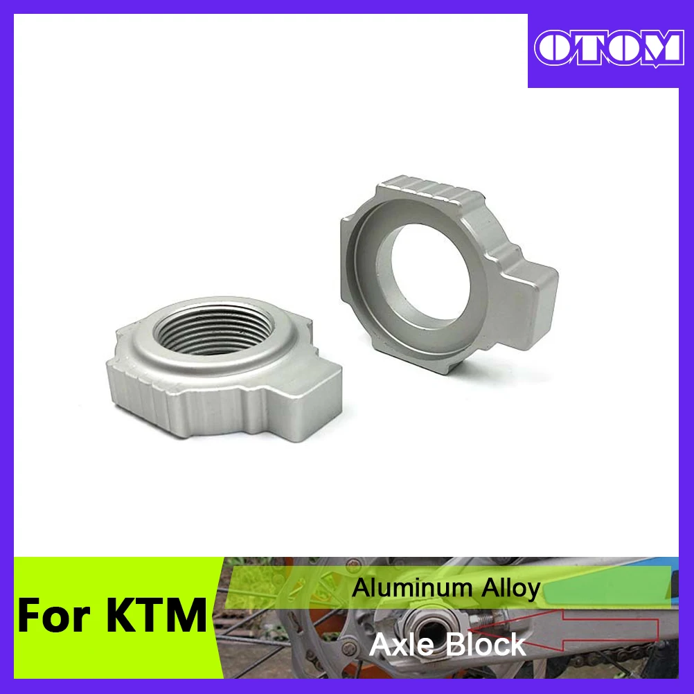 Axle Blocks Chain Adjuster Wheel Hub For KTM XCFW SXF EXC HUSQVARNA FC FE TC TE 125 150 250 350 450 500 530 Dirt Bike Motorcycle