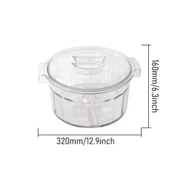 KT-280A KT-280C Magnetic Clear Tumbler/Bucket