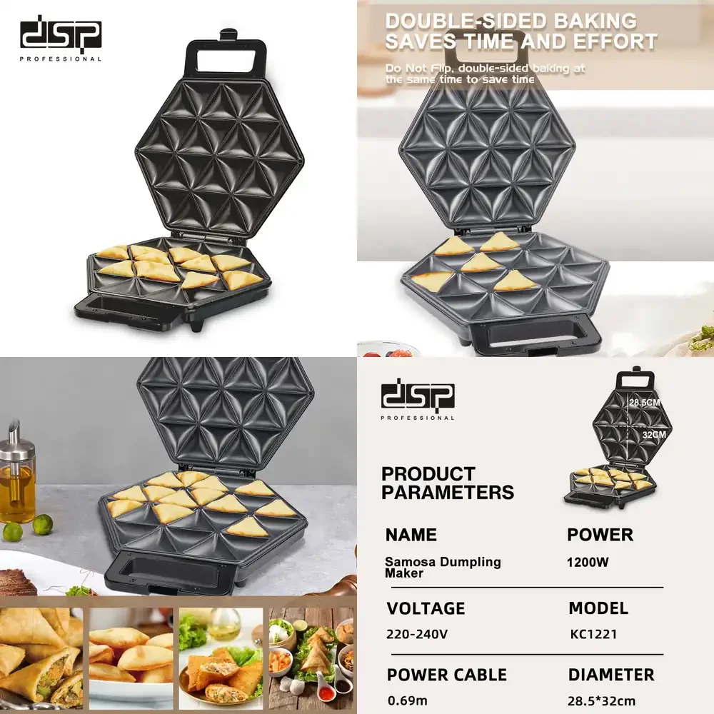 

DSP Dansong Middle Eastern Indian Samosa Maker Large Capacity Breakfast Machine