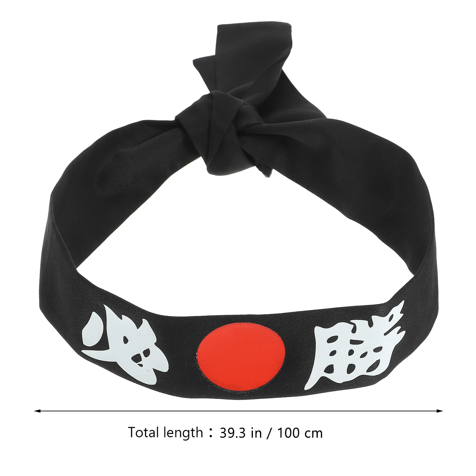 

1 шт., японская повязка на голову, самурайская спортивная бандана, впитывающая пот, дышащая для каратэ, йоги, бега, соревнований, ниндзя, болельщика