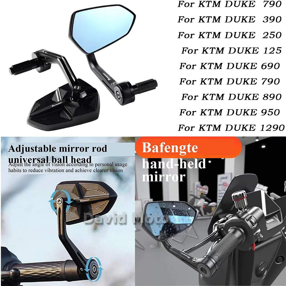 Motorcycle Bar End Mirror 7/8