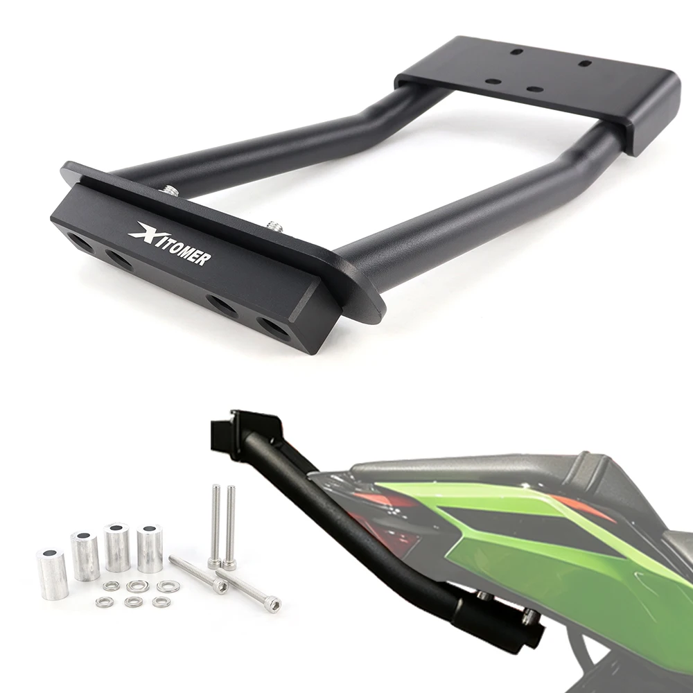 Motorcycle Scrape Bar 12 O'clock With Subcage Rear Rack Stunt Protection Ninja ZX-10R ZX10R 2016-2025 Ninja ZX-10RR For Kawasaki