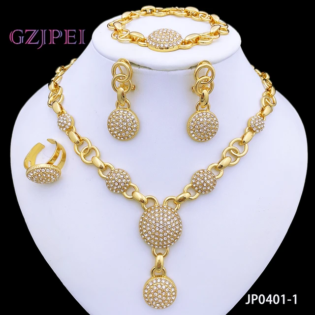 Fashion aliexpress gold jewelry