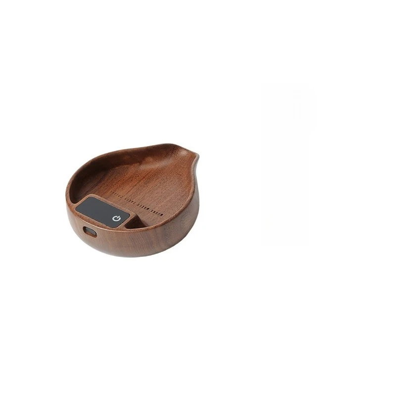 For Walnut Hand Brewed Electronic Weighing Bean Plate Italian Coffee Weighing Display Plate Coffee Electronic Scale